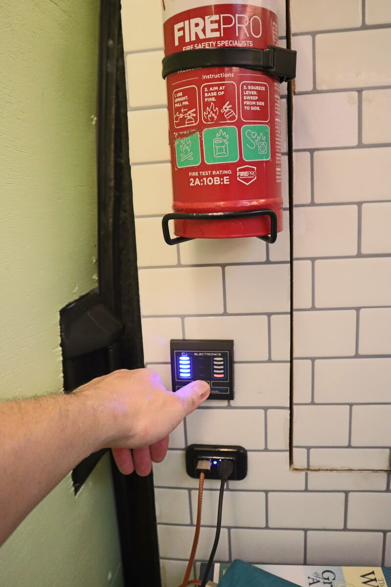 Water level gauge installed